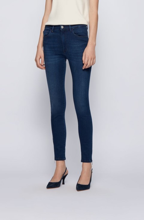 Boss Jeans Skinny Crop 3.0 50453839 φωτεινό μπλε
