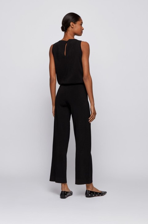 Boss Jumpsuit Fissah 50454459 μαύρη
