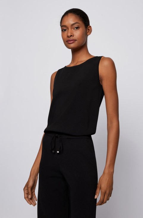 Boss Jumpsuit Fissah 50454459 μαύρη
