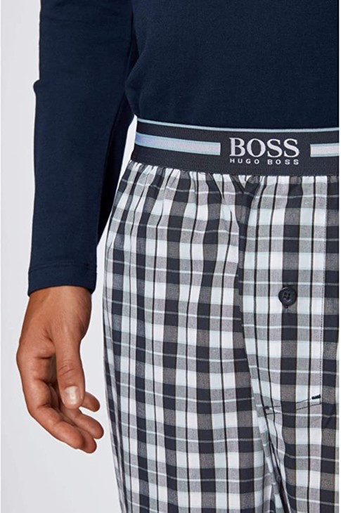 Boss Pajama Bottom 50437014 μπλε