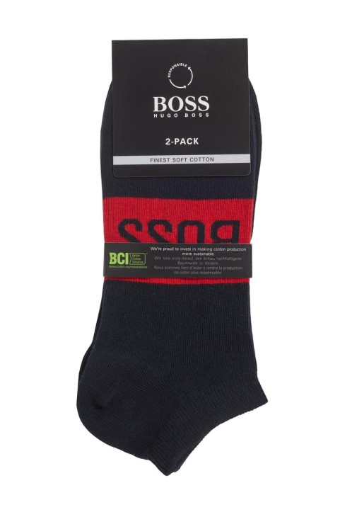 κάλτσες λογότυπο Boss 2 Pack 50428744 Navy
