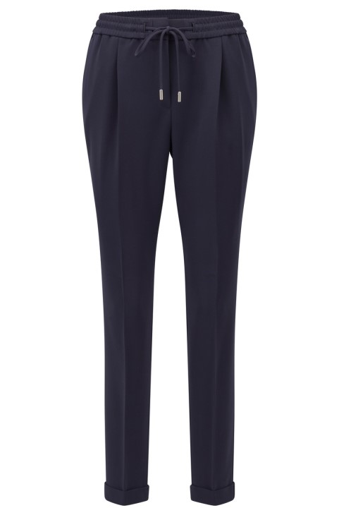 Boss Trousers Tariyana 50427841 Navy
