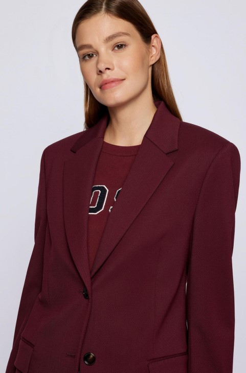 Boss Jacket Jemara 50459608 κρασί
