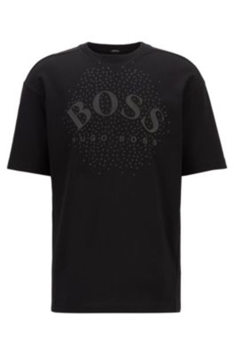 μπλουζάκι Boss Talboa Aj 50448711 μαύρο