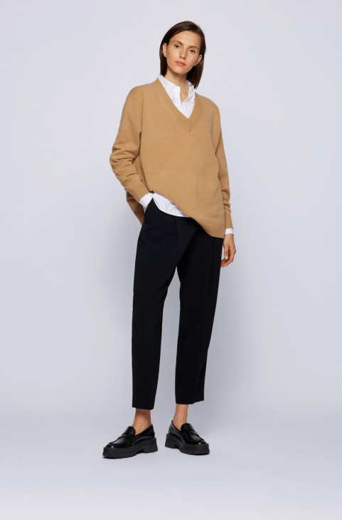 Boss Cashmere Knit Frynnie 50459504 Camel
