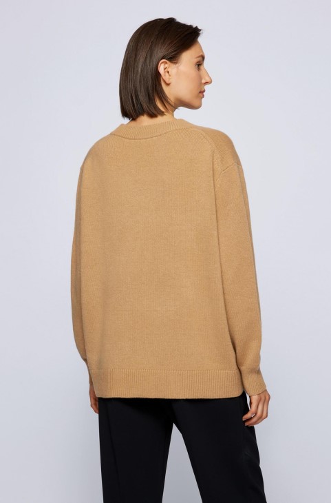 Boss Cashmere Knit Frynnie 50459504 Camel
