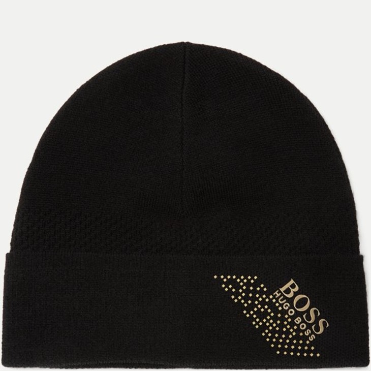 Boss Beanie Axello 50456137 μαύρο