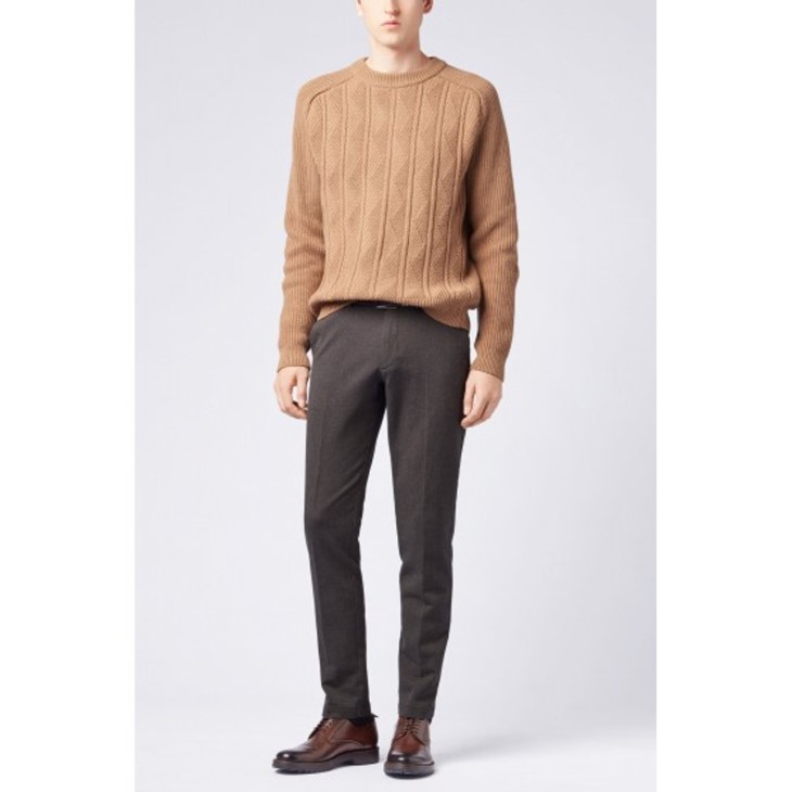 Boss Knitwear - T-efino - 50391501 Camel