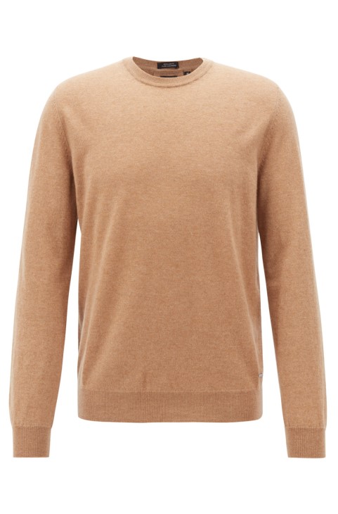 Boss Cashmere Knit - T-borello - 50374410 Camel
