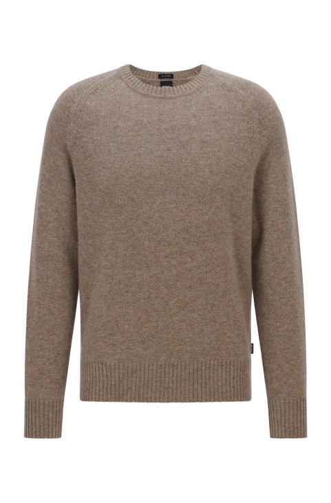 Boss Cashmere Knit Nolive 50457712 μπεζ
