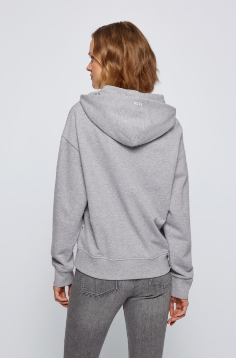 Boss Hoodie Ecaisy 50462824 γκρι
