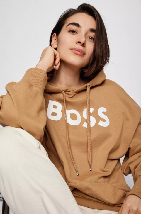 Boss Unisex Hoodie Sullivan 50477050 μαύρο
