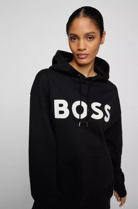 Boss Unisex Hoodie Sullivan 50477050 μαύρο
