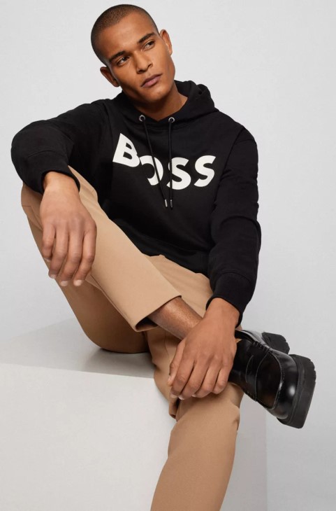 Boss Unisex Hoodie Sullivan 50477050 μαύρο
