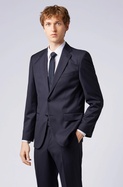 Boss Suit Johnstons 50318521 μαύρο