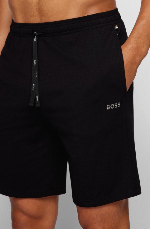 Boss Sleepwear κοντό 50469561 μαύρο
