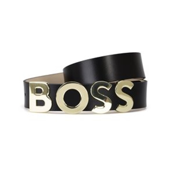 Boss Belt Bold 50470631 μαύρη
