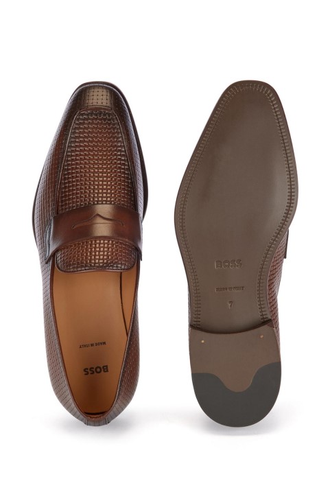 Boss Loafers Lisbon 50471000 καφέ
