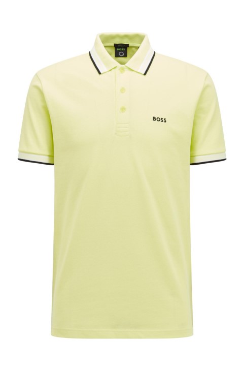 Boss Polo Paddy 50468983 ανοιχτό πράσινο