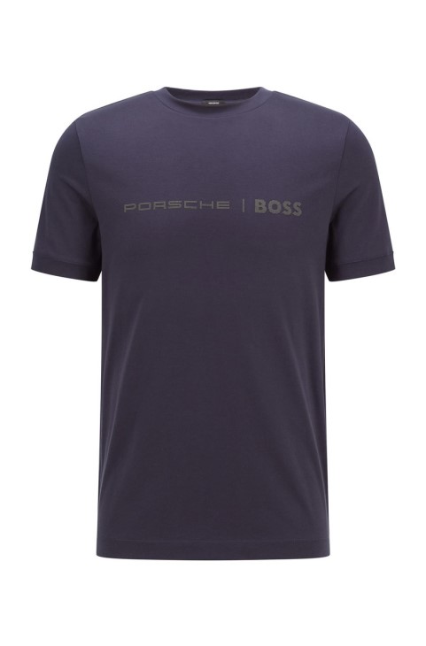 Boss X Porsche T-shirt Teesler 50466077 σκούρο μπλε