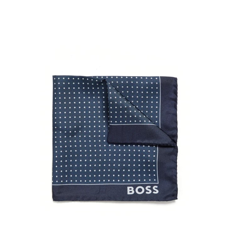 Boss H-pocket Square 50471339 Navy