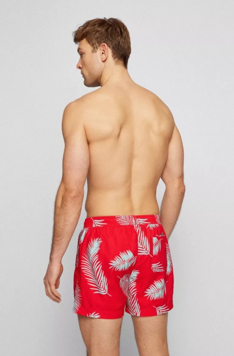 Boss Swim Shorts Turtle 50473907 κόκκινο
