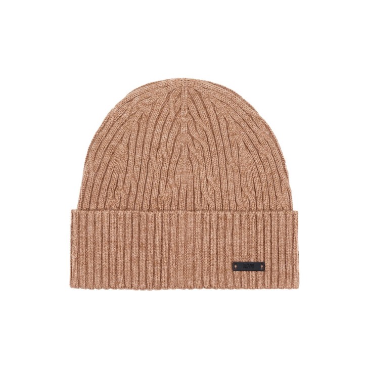 Boss Beanie Mercurino 50438790 καμήλα