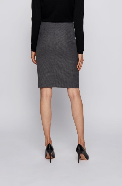 Boss Skirt Vulencia 50437779 κάρβουνο
