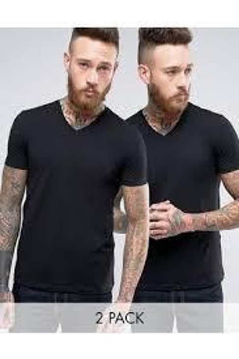 Boss 2pk Tee V-neck- 50325408 λευκό