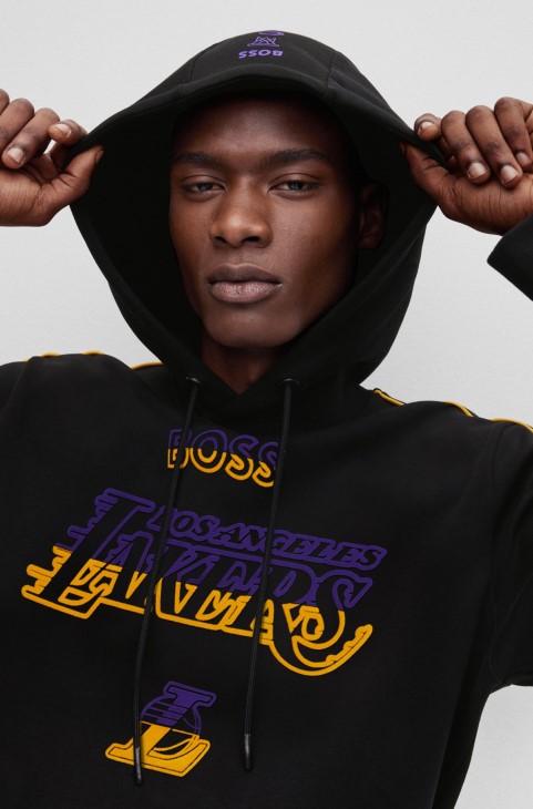 Boss & Nba Hoodie από βαμβάκι
