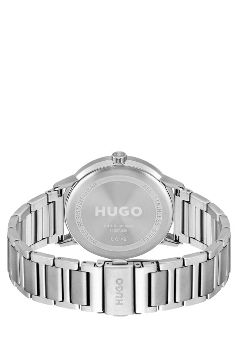 Hugo Boss ανάμεικτο ρολόι Pre Pack Link-bracelet με καντράν ελιάς
