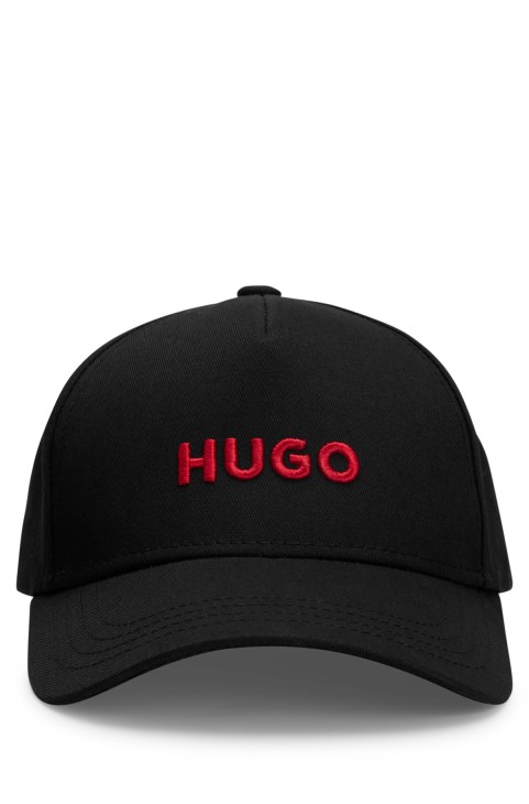 βαμβακερό καπέλο Hugo Boss με μαύρο κεντημένο λογότυπο